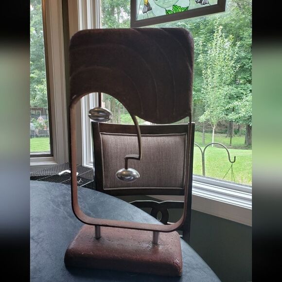 Stone & Metal Face Sculpture - Picture 6 of 8